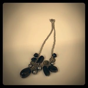 Black Beaded Necklace